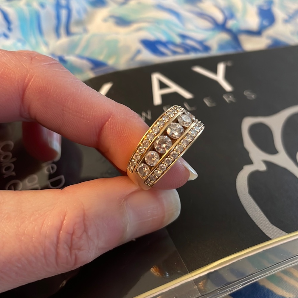 2 ct. Diamond Anniversary Band in Yellow Gold - 5.75